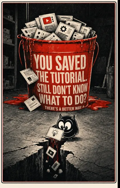 You saved the tutorial. Still don’t know what to do.