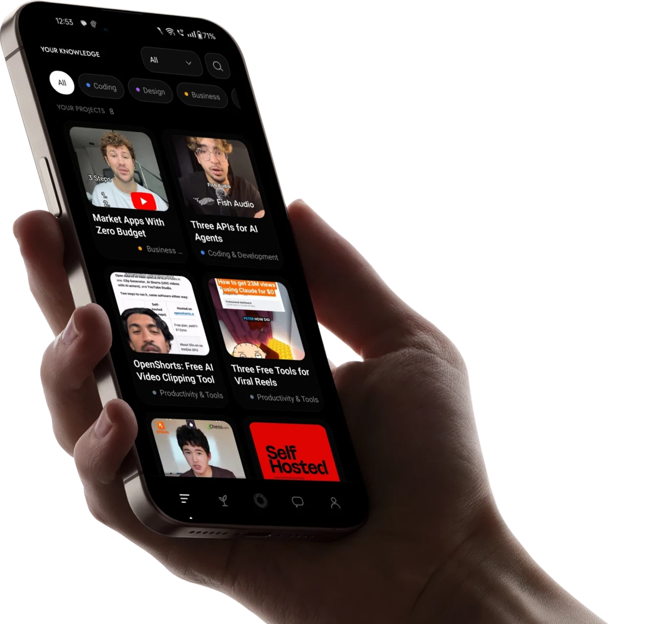 ORANO app in hand