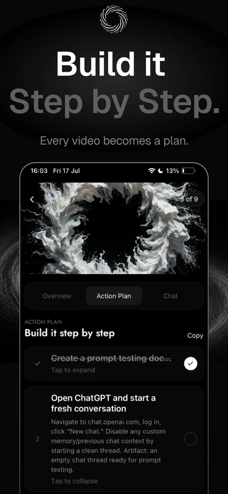 ORANO marketing visual — build it step by step
